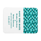 Magnet Flexible Triangles géométriques Enregistrer l'aimant de dat (Horizontal)