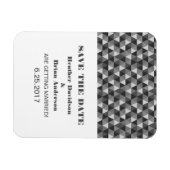 Magnet Flexible Triangles géométriques Enregistrer l'aimant de dat (Horizontal)