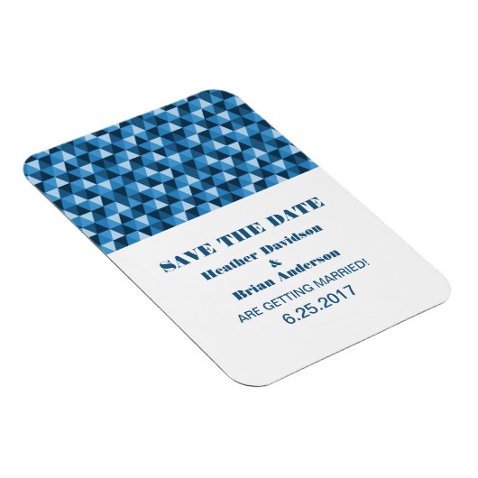 Magnet Flexible Triangles géométriques Enregistrer l'aimant de dat (Côté Droit)