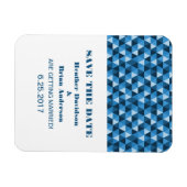 Magnet Flexible Triangles géométriques Enregistrer l'aimant de dat (Horizontal)