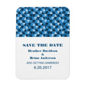 Magnet Flexible Triangles géométriques Enregistrer l'aimant de dat (Vertical)