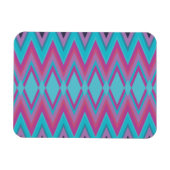 Magnet Flexible Tribal pourpre et Aqua (Horizontal)
