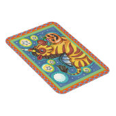 MAGNET FLEXIBLE TRICK OU TRAITEMENT BAT WING ZEBRA, CUTE HALLOWEEN (Côté Droit)