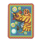 MAGNET FLEXIBLE TRICK OU TRAITEMENT BAT WING ZEBRA, CUTE HALLOWEEN (Vertical)