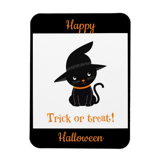 Magnet Flexible Trick Ou Treat Kitty (Vertical)