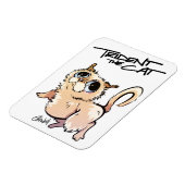 Magnet Flexible Trident l'aimant illustré de chat 01 (Côté Gauche)
