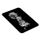 Magnet Flexible Trio Dahlia noir et blanc (Côté Droit)