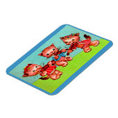 Magnet Flexible trio de violonistes kitten (Côté Gauche)
