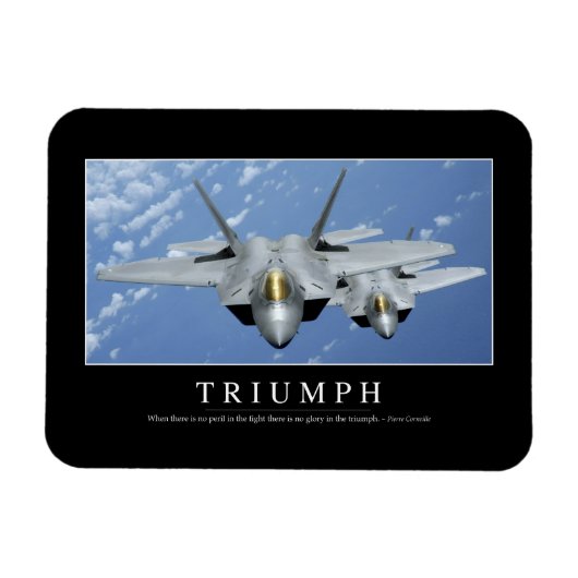 Magnet Flexible Triomphe : Citation Inspirationnelle 2 (Horizontal)