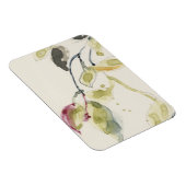 Magnet Flexible Triptyque de branche feuille aquarelle (Côté Droit)