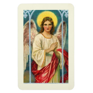 Magnet Flexible Triptyque de l'ange au ruban rose
