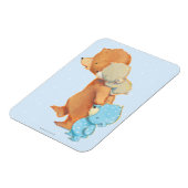 Magnet Flexible Trois adorables amis de l'ours (Côté Gauche)