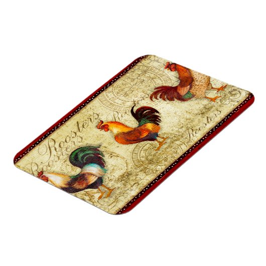 Magnet Flexible Trois coq (Côté Gauche)