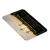 Magnet Flexible Trois croix Cartes de visite de l'église Sunrise (Côté Droit)