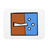 MAGNET FLEXIBLE TROIS CROIX DE BALLE (Horizontal)