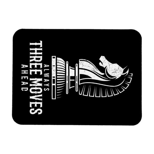 Magnet Flexible Trois Déplacements Devant I Chess Matt Jeu Jeu Jeu (Horizontal)