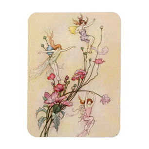 Magnet Flexible « Trois esprits fous de joie » par Warwick Goble