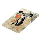 Magnet Flexible Trois filles barbotant dans une rivière, de la mod (Côté Gauche)