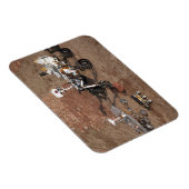 Magnet Flexible Trois Générations De Rovers Mars. (Côté Droit)