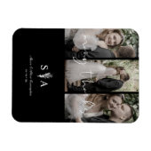Magnet Flexible Trois Mariages Photo Collage Beaucoup Merci Citati (Horizontal)