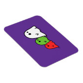 Magnet Flexible Trois mignons Fantômes Halloween Premium Flexi Mag (Côté Droit)