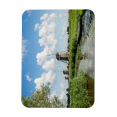 Magnet Flexible Trois moulins à vent et un aimant rectangulaire de (Vertical)