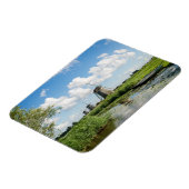 Magnet Flexible Trois moulins à vent et un aimant rectangulaire de (Côté Gauche)