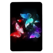 Magnet Flexible Trois papillons brillants sur l'arrière - plan de (Vertical)