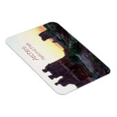 Magnet Flexible Trois potins, Rocher des moutons dans la lumière d (Côté Droit)