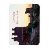 Magnet Flexible Trois potins, Rocher des moutons dans la lumière d (Vertical)