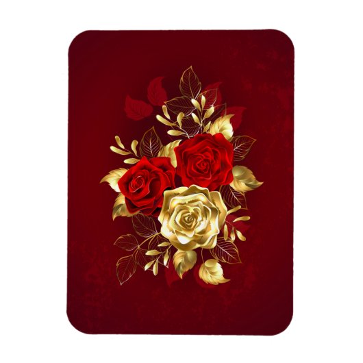 Magnet Flexible Trois Roses de bijoux (Vertical)