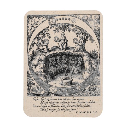 Magnet Flexible Trois soeurs de l'alchimie (Vertical)