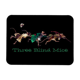 Magnet Flexible Trois souris aveugles