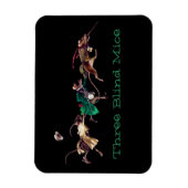 Magnet Flexible Trois souris aveugles (Vertical)