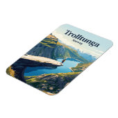 Magnet Flexible Trolltunga Norvège (Côté Gauche)