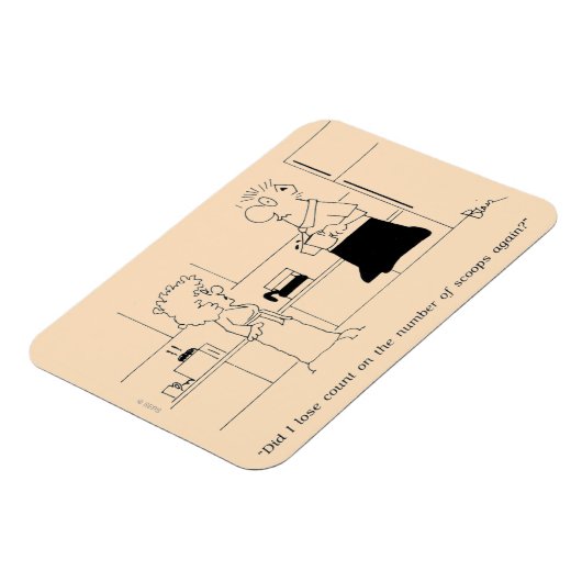 Magnet Flexible Trop de café (Côté Gauche)