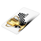 Magnet Flexible Trophée d'or simple père Fête des pères (Côté Gauche)