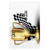 Magnet Flexible Trophée d'or simple père Fête des pères (Vertical)