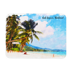 Magnet Flexible Tropical Koh Samui thailand plage paradis