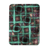 Magnet Flexible Trous dans l'aimant Abstrait écran bleu (Vertical)