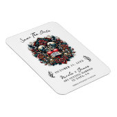Magnet Flexible True Love Skeleton Heart Tattoo Enregistrer la dat (Côté Droit)