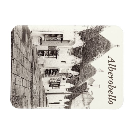 Magnet Flexible Trulli à Alberobello (Horizontal)