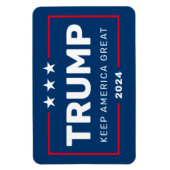 Magnet Flexible Trump PEUT CHANGER D'ANNÉE À Garder l'Amérique gra (Vertical)