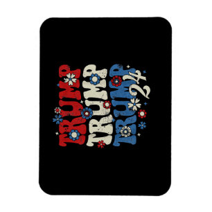 Magnet Flexible Trump Trump Trump 2024 Rétro