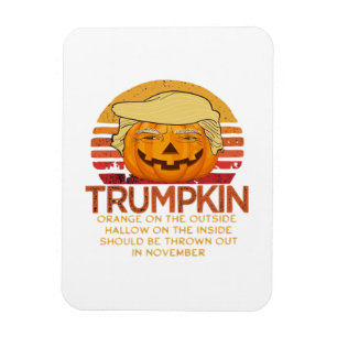 Magnet Flexible Trumpkin Halloween Funny Classic - Pumpk politique