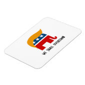 Magnet Flexible Trumplican - Nous Devrons Surmonter (Côté Gauche)