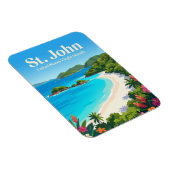 Magnet Flexible Trunk Bay Îles Vierges des États-Unis (Côté Droit)