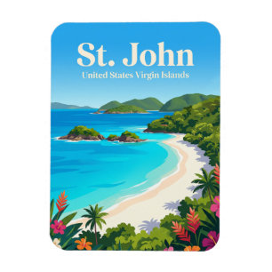 Magnet Flexible Trunk Bay Îles Vierges des États-Unis