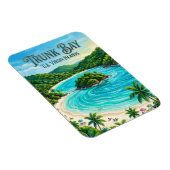 Magnet Flexible Trunk Bay Îles Vierges des États-Unis (Côté Droit)
