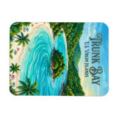 Magnet Flexible Trunk Bay Îles Vierges des États-Unis (Horizontal)